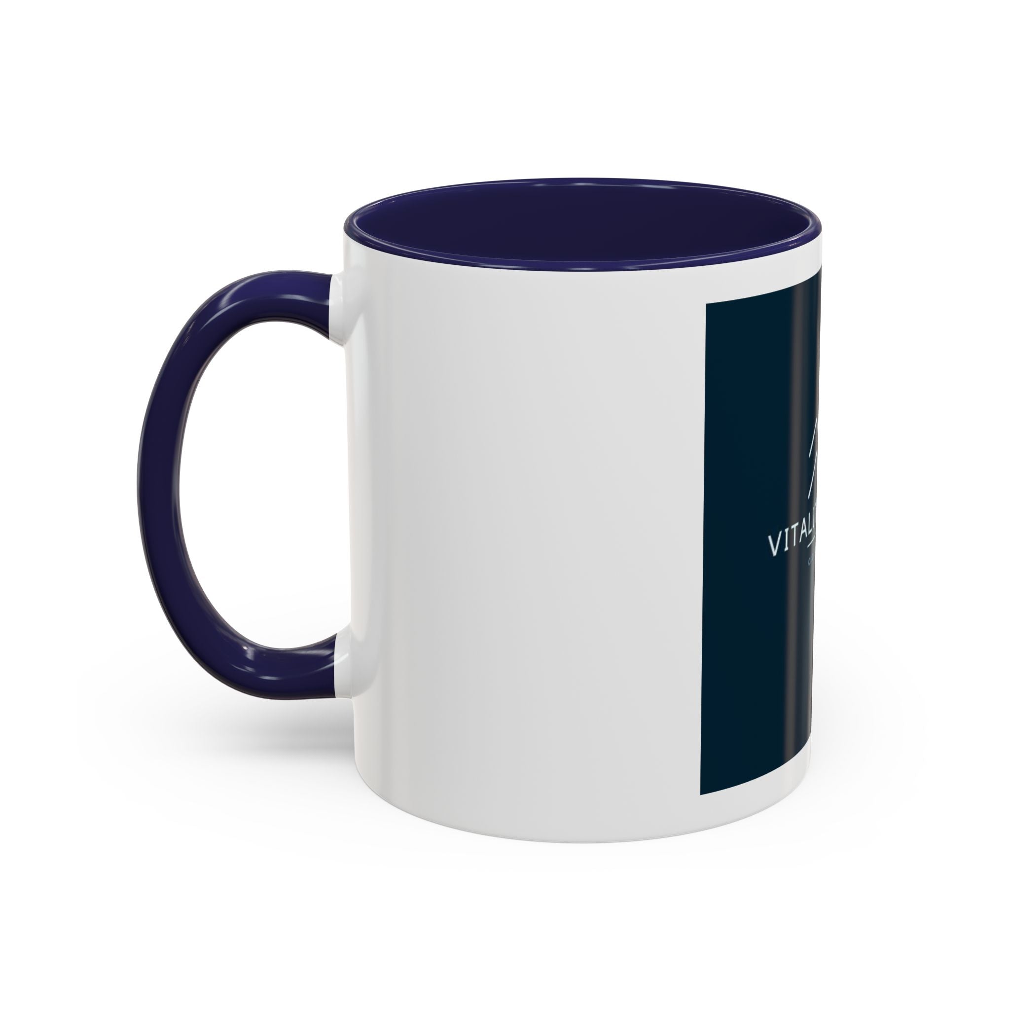 Vitality Trading Accent Coffee Mug — Stock Market Logo Coffee Cup (11/15oz)